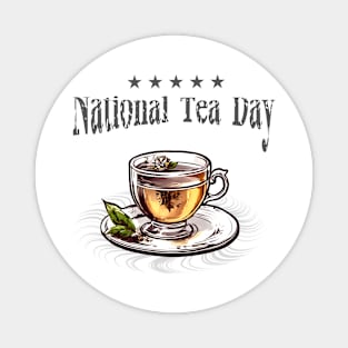 national tea day Magnet